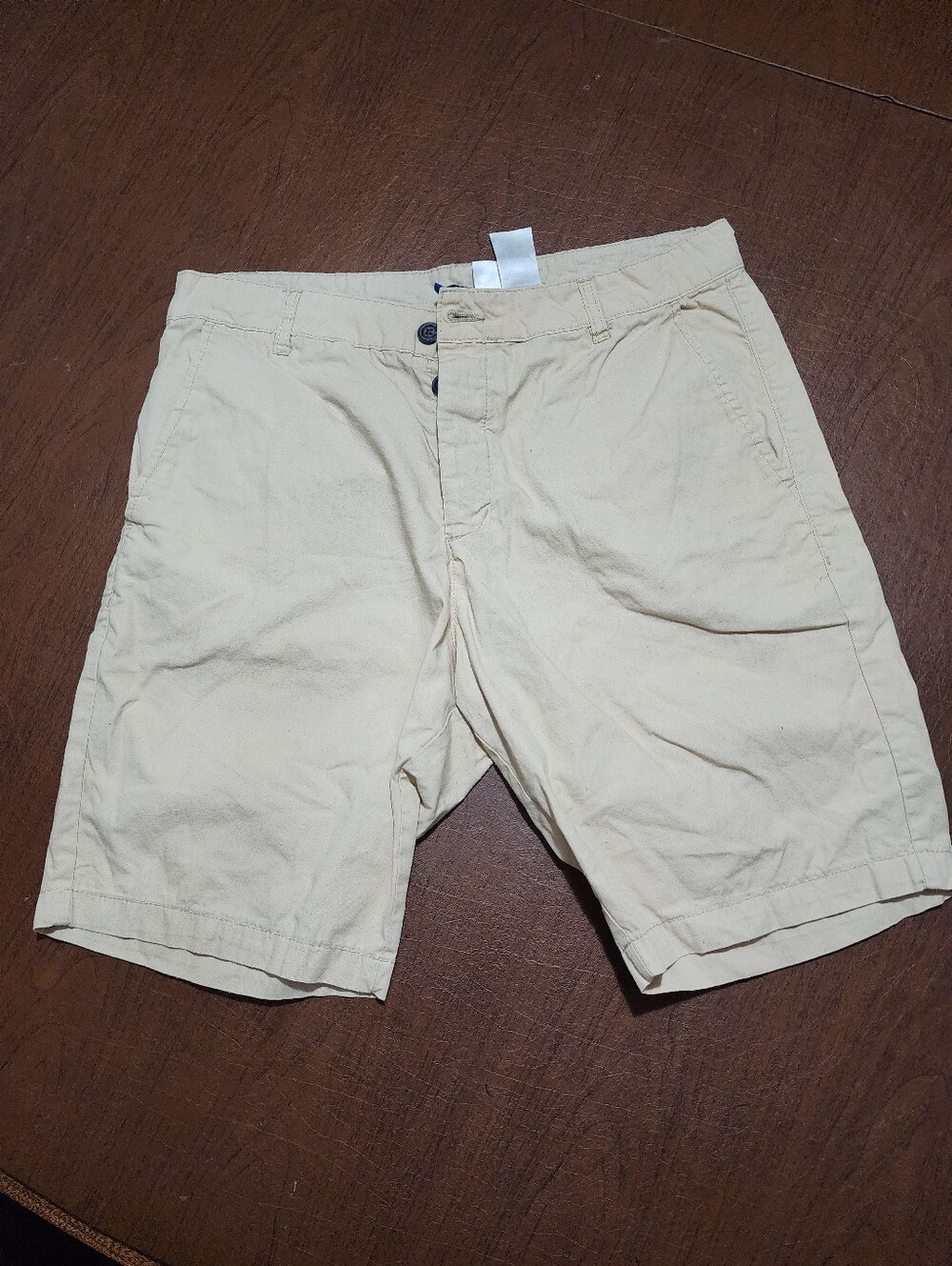 Divided by H&M Beige Flat-Front Men's Shorts